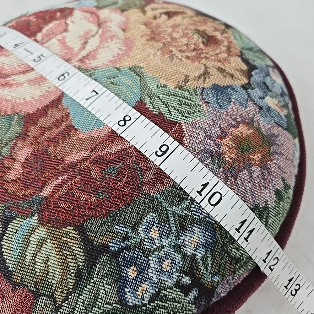 Vtg Victorian Floral Tapestry 12